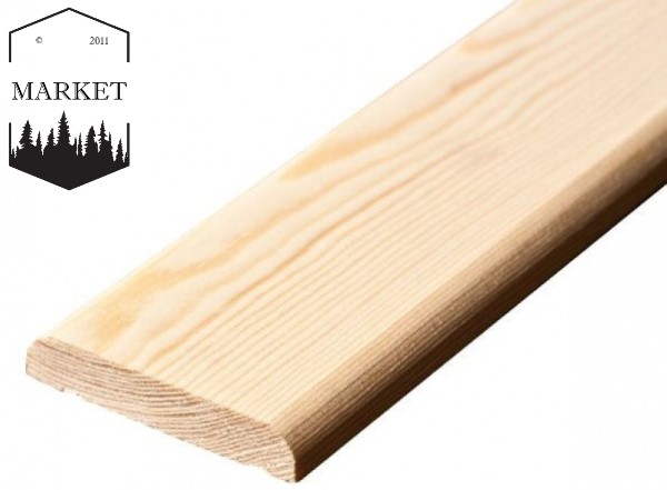 Наличник деревянный бессучковый 70мм длина 3м